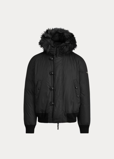 Ralph Lauren RLX Faux Fur-Trim Dunjakke Herre Danmark (GZBIS3268)